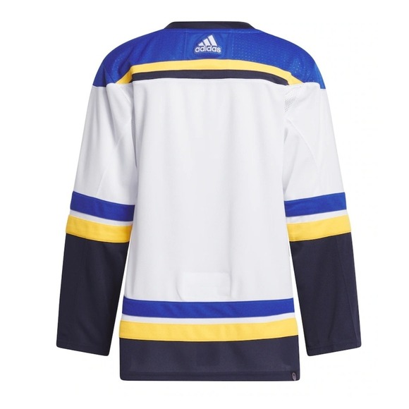 Adidas Authentic Primegreen St. Louis Blues White Road Jersey Size 54 NWT - Picture 3 of 3